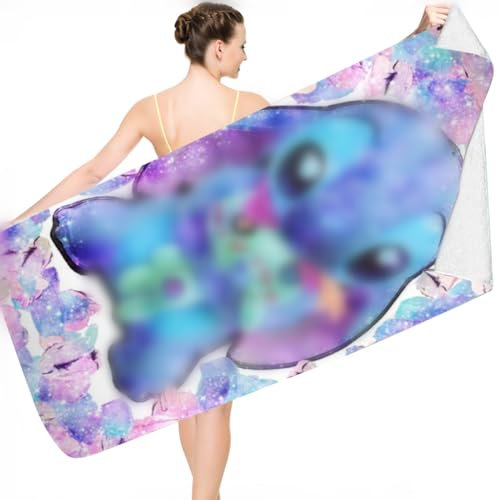 Philoctes Strandtücher - 75 × 150cm Mikrofaser Strandlaken, Schnelltrocknend Decke Badetuch Schwimmen für Damen Herren Reise Urlaub Schwimmen Campin Fitness Reisen Sport