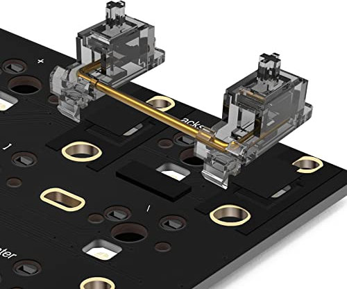 RUNJRX Tastatur-Stabilisierungspads-Folien-Kits, PCB-Stabilisator-Poron-Pads, Vorbaufolien für benutzerdefinierte Gaming-Tastaturen (60 Stück)