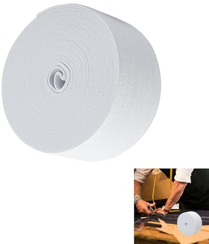 5 M* 4cm Elastic for Sewing Wide Flat Elastic Band White Waistband Elastic Sewing Elastic Band Garments Wig Band and DIY Craft Wide Elastic for Sewing