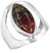 Jeweloporium Mehrfarbig Real Drachenblut-Jaspis 925 Silber Ringe für Damen Edelstein Cocktail Silber Ringe Größe 68(21.6) Freundschaftstag Geschenk viktorianisch Schmuck