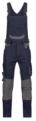 DASSY® Tronix Stretch-Arbeitslatzhose mit Kniepolstertaschen - Größe 66 - NACHTBLAU/ANTHRAZITGRAU