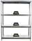 PROREGAL Schwerlastregal Metal YETI Four | HxBxT 200x150x75cm | Fachlast 400kg | Grau | Regal Standregal Werkstattregal Lagerregal Kellerregal