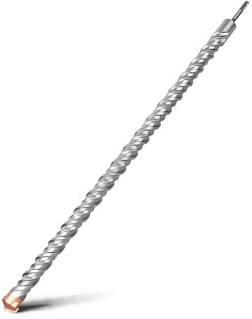 HSAWBIT Broca de mampostería SDS Plus de 28 mm x 800 mm de largo, punta de carburo de tungsteno, vástago SDS Plus, para pared, piedra, hormigón y ladrillos