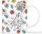 Cadeau Plus Mug Personnalisé Prénom - Mamie Maman Tenant Les Mains - Cadeau Mamie, Fete Des Meres Tasse, Mug Maman, Tasse Personnalisée Maman (Modèle 7*)