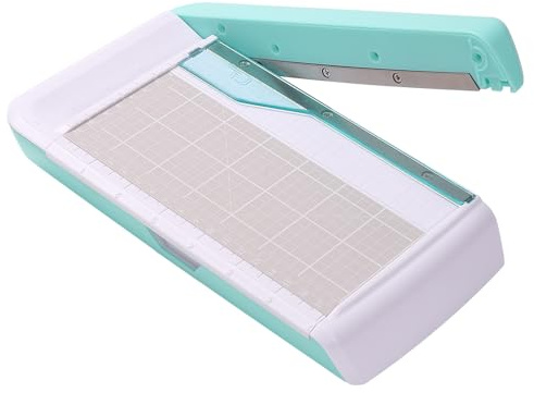 Papiers ch neider, 7in geschnittener Länge Papiers ch neider tragbar gebogener Streifen Desktop Papiers chneide maschine mit heraus ziehbarer Platte, für Bastel papier Fotos