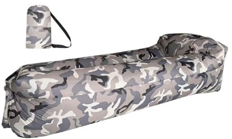 Yhsioaklo Aufblasbare Couch – Luftsofas für Camping, faltbar, wasserdicht, Bequeme Liege zum Sitzen, Schlafen, Reisen, Film, draußen
