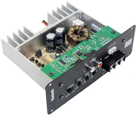 Huudngeje Amplificatore Subwoofer per Auto da 800w da 12V - Tono Pieno Tono Puro di Amplificatore Core di Basso Puro con Output Bluetooth Ad Alta Potenza