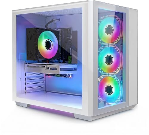 STGsivir Gaming PC, Gaming Computer Desktop Tower, GeForce RTX 3060 12GB GDDR6, Core i7 up to 3.9GHz,16GB RAM, 1TB SSD, WIFI 6, BT 5.0, RGB Fan x3, Windows11 PRO