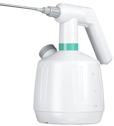 Spruzzatore ricaricabile, alimentato a batteria, lattine da 2 l, per irrigazione delle piante, per prato, fertilizzazione, pulizia patio, esterni e interni