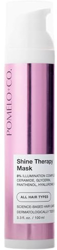 Pomélo+Co. Shine Therapy Haarmaske 100ml - 8% Illumination-Komplex Formel | Intensive Haar Kur für Tiefenhydratation und Glanz - Haar Maske für strapaziertes und sehr trockenes Haar