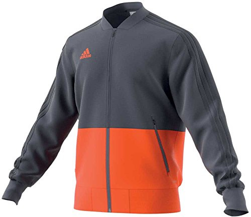 adidas Kinder Trainingsjacke Condivo 18, Onix/Orange, 152, CF3706