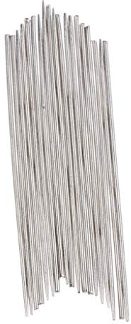 20 Stücke Federdraht Stahl Nadel Saxophon Feder Nadel Reed Nadel Instrument, Silber 0,5