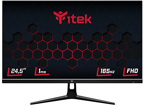 Itek Monitor GGF - 24,5 FLAT, FHD 1920x1080, TN, 144HZ (165Hz OC), 16:9, 1ms OD, 2xHDMI, DP, USB, Speaker, HDR, Adaptive Sync