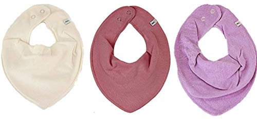 Pippi Halstuch 3er Pack Baby Dreieckstücher Halstücher (Princess)