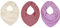 Pippi Halstuch 3er Pack Baby Dreieckstücher Halstücher (Princess)