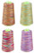 Oulensy 1x Rote Regenbogen-Kreuz-Stich-Nähgarn Textilgarne Thema Fertigkeit DIY Stickerei Nähgarn Strickzubehör