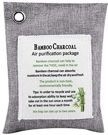 Charbon actif bambou purificateur d'air éliminateur d'odeurs naturel réutilisable pour voiture maison placard salle de bain animaux 8 couleurs