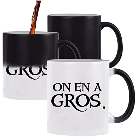 Mug magique On en a gros Karadoc Perceval | Tasse qui change de couleur avec la chaleur
