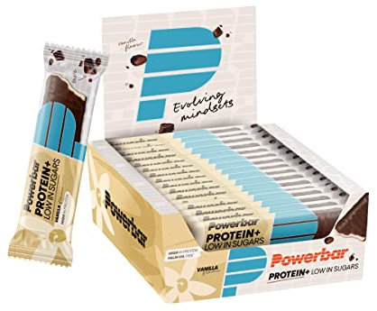 Powerbar Protein Plus Low Sugar Vanilla 16x35g - Barre hyperprotéinée et peu sucrée