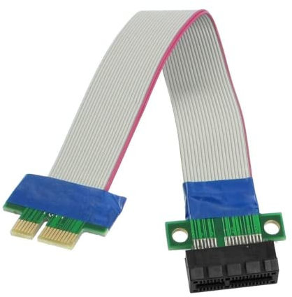 Fasizi PCI-Express PCI-E 1X Riser-Karte Flex Extender Verlängerungskabel für PC