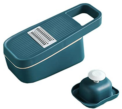 Mandoline Inox Professionnelle, Mandoline de Cuisine Multifonction Réglable, Trancheuse Pour Légumes Fruits, avec 4 Lames