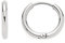 Leonardo Jewels Lilo Beauty's Ohrringe aus Edelstahl 1 Paar, kleine silberfarbene Klapp-Creolen, schlichte Basic-Creolen, Modeschmuck für Damen, 022070