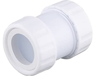Manguito de Conexión de PVC con Tuerca Ø40-32 mm | Reducción Estanca para Tuberías de Desagüe | Unión Desmontable y Fácil de Instalar | NOYON & THIEBAULT