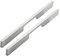 Lot de 2 Poignée Meuble Poignee de Meuble Cuisine Inox Poignée de Porte Poignée Cuisine Nickel Brossé en Acier Inoxydable Entraxe (256mm)