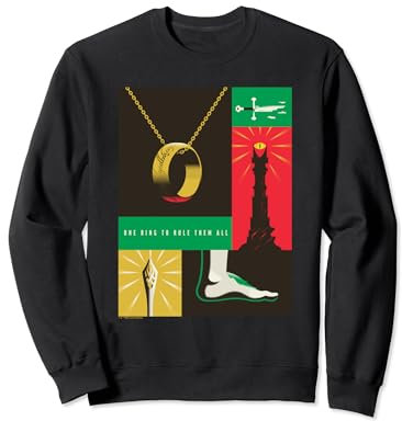 WB 100: Lord of the Rings One Ring To Rule Them All Icons Sweatshirt