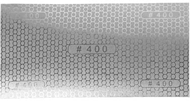 Diamant-Schleifpapier, Körnung 400, selbstklebendes Schleifpapier, Schleifwerkzeug für Metall, Keramik und Glas (200 x 100 mm)