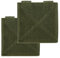 MOLLE-Patchpanel mit Klettverschluss, Adapter-Panel für DIY-Patch-Abzeichen, taktisches Molle-Panel mit Klettverschluss für Abzeichen und Abzeichen, 10,2 x 10,2 cm, Grün, 2 Stück