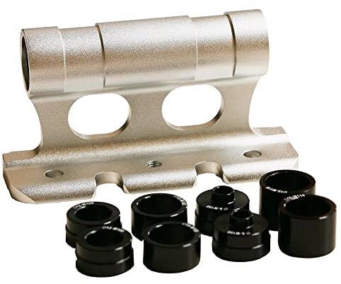 HUIOP Bike Fork Mount, Bike Fork Mount Quick Release Thru Axle Carriers Front Fork Block Car Roof Rack Carriers for 5x100mm 12x100mm 15x100mm 15x110mm,Bicycle Fork Mount