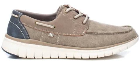 XTI - Zapatilla Hombre Taupe - Calzado Cómodo y Versátil - Moda Casual - Modelo 14231003 (Talla 45)