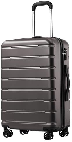COOLIFE Koffer, Hartschalenkoffer Trolley Rollkoffer Reisekoffer ardschale Boardcase Handgepäck mit TSA-Schloss und 4 Rollen