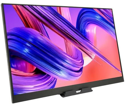 Yunseity Monitor Portatile da 16 Pollici, Monitor Laptop 2,5K 2560x1600 144Hz, Supporto, Tipo C, 3,5 Mm, con Doppi Altoparlanti, per PS, Telefono, Laptop