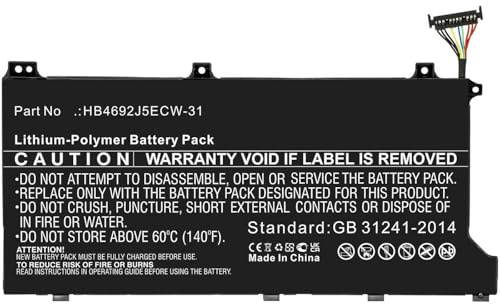 CoreParts Laptop Battery for Huawei 34.20Wh 11.4V 3000mAh, MBXLP-BA0015