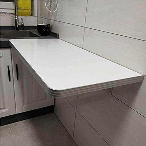 Wandmontierter Drop-Leaf-Tisch, klappbarer Esstisch für die Küche, Kindertisch mit hoher Dichte, Home-Office-Tisch, Schreibtisch, Arbeitsplatz, Computertisch, einfarbig, 50 x 30 cm