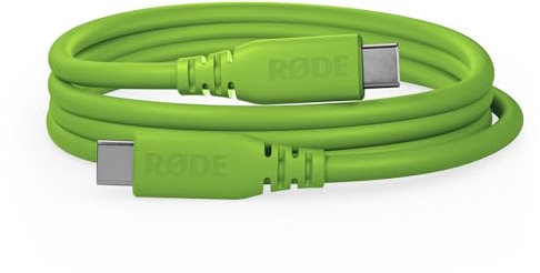 RØDE Câble SC27 USB-C SuperSpeed vers USB-C pour transfert de données rapide jusqu'à 5 Gbps et alimentation de 60 W (2 m, vert)