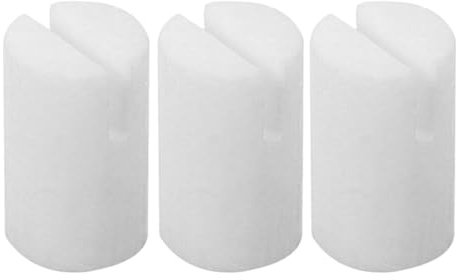 UPKOCH 3PCS Ox Bone Banjo Nut Replacement for 5th String - Precision Cut 0.5x0.3cm Professional Grade with Enhanced Sustain & Anti-Slip Design (White)