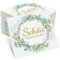 koitoy 50 Pcs Servietten Hochzeit Geburtstag Eukalyptus,3-Lagige Servietten Schön Dass Du Da Bist, Eukalyptus Grün Papierservietten Tischdeko für Taufe Konfirmation Konfirmation Garten Birthday Party