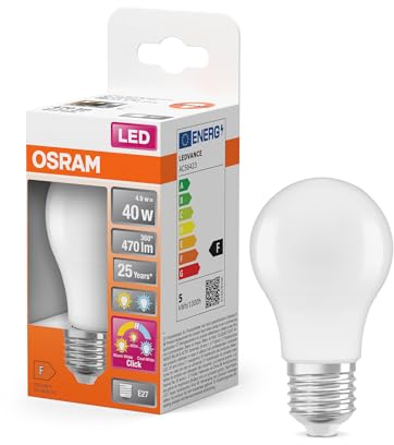 Osram LED SUPERSTAR+ CLASSIC A Frosted 40 non-dim 4,9W/827 E27