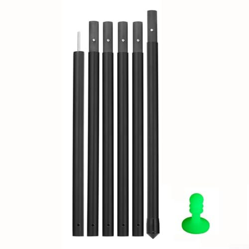 ZAMETTER Mât télescopique en fibre de carbone pour auvent de bâche (2,5 m)
