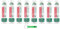 8x Borotalco Invisible Deodorante Spray,Duft von Borotalco,Fängt Schweißflecken, Gerüche und Flecken ein,150ml + Beni Culinari Kostenloser Schlüsselanhänger