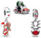 TCZNAF Weihnachten Charms Armbände Bead Compatible für Der Große Teil Europas Armband&Halskette Christmas Schmuck für Damen