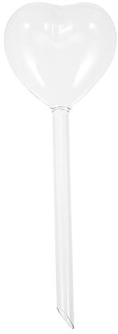 Mipcase Distributore Acqua Piante in Vetro Irrigazione Vasi Automatica con Sfere per Irrigazione Goccia Strumento Self Watering Portatile per Giardino e Patio