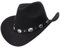 Harilla Klassischer Western Cowboyhut für Halloween, breite Krempe, Bequeme Kostümrequisiten, Cosplay-Cowgirl-Hut Weihnachtsmütze für Frauen im Freien, Berufe, Angeln, Bühnenauftritt, stil m