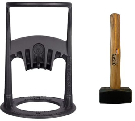 Kindling Cracker™ Original Firewood Splitter With Fandango Fire Tools Sledge Hammer
