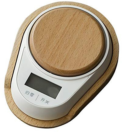 MOKLYF Báscula de Cocina Digital de Alta precisión, 0,1 g, para Pesar té, minibáscula portátil, báscula de Gramos para el hogar, báscula de Joyas, Herramientas para(A