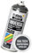 INRAL Vernice spray – grigio grafite lucido RAL 7024 vernice spray universale 400 ml. bomboletta spray per metallo, plastica, legno e pietra, alta copertura, resistente alla pioggia e ai raggi UV, per