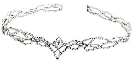 ZwaitL Mode Elfen König Kronen mit stilvollen Diamanten Einstellbare Größe Elegante Designs für Partys und Hochzeiten, Length 55cm Diameter 18cm, Metalllegierung